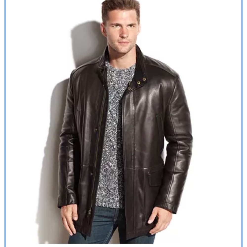Mens 100% Leather Jacket